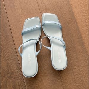 Blue plastic Jeffrey Campbell Sandals